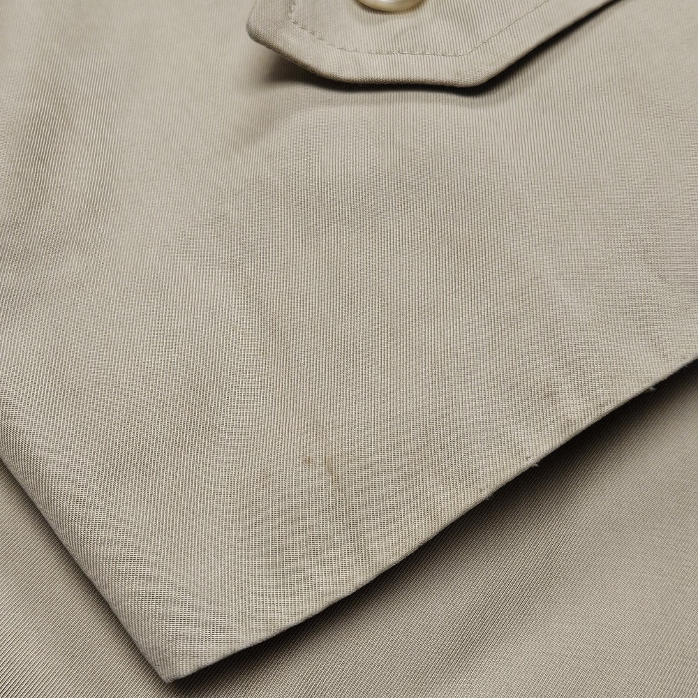 Burberry Maruzen Beige Nova Check Trench Coat Men XL Vintage 80s - Picture 13 of 16